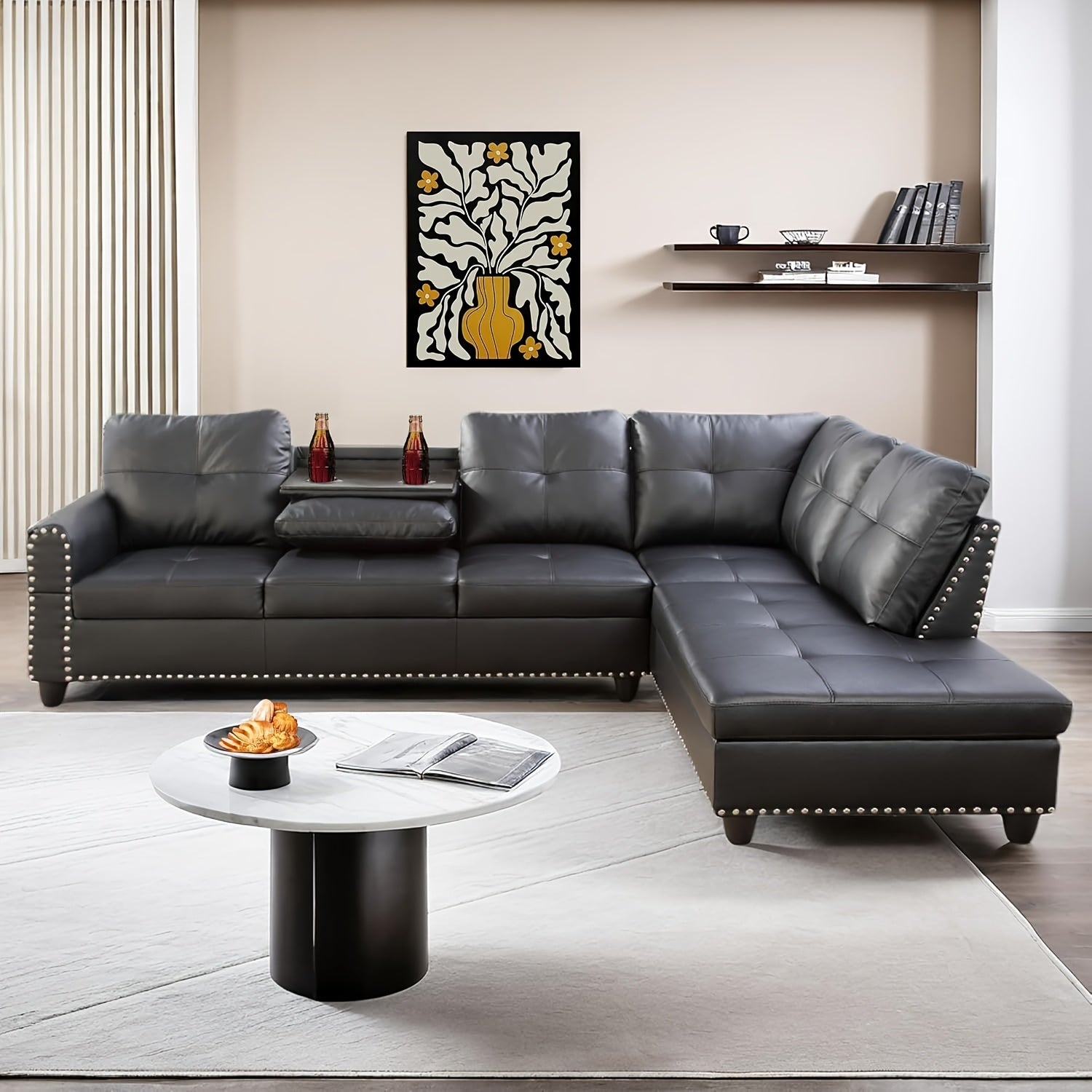 Leonard Luxury L-Shaped Sectional Set