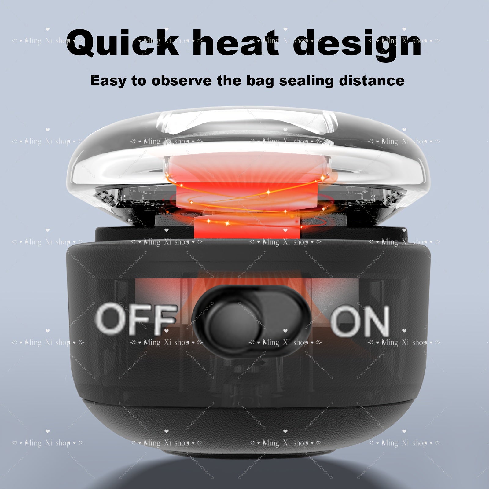 [Portable Bag Sealer] 2-in-1 Mini Bag Sealer & Cutter - Compact Portable Heat Vacuum Sealer for Plastic Bags - Ideal for Food Storage, Snacks, Cookies - Black, Kitchen Essential