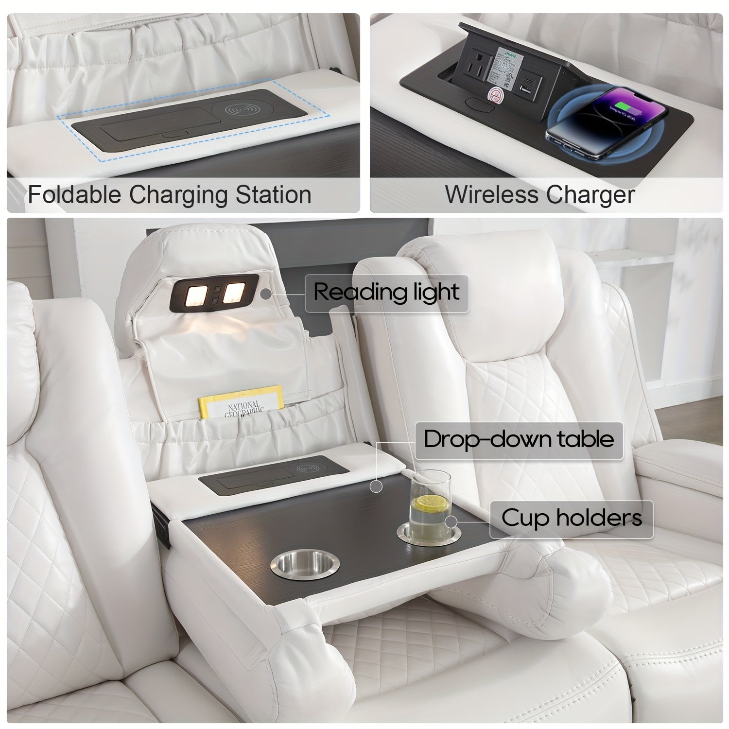 Trent Electric Reclining 3 Seater Sofa