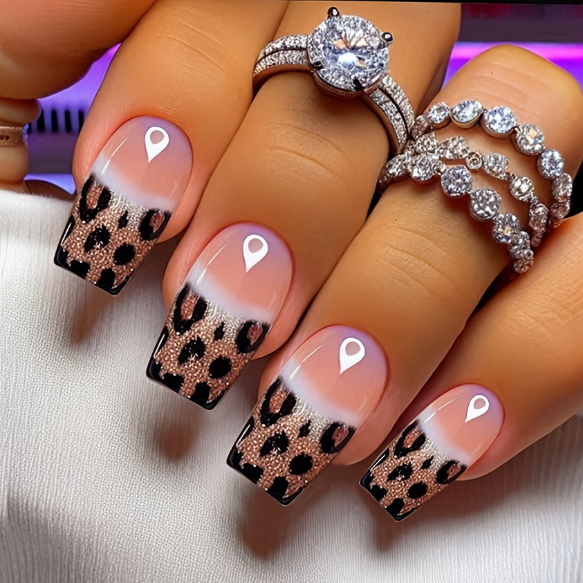 Iceland Leopard Print Press-On