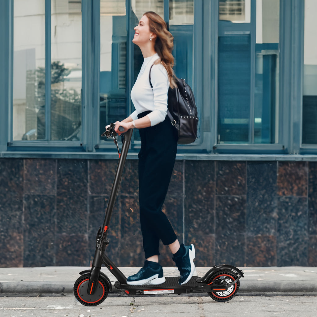 8.5 Inch Foldable Electric Scooter for Adults with LED Display Motor Power Ranges for 350W, Class A 7.8/10.4Ah Lithium Battery, 3 Speed Modes, 15 - 30 Mile Range And Maximum Load Capacity Of 220.46 LB