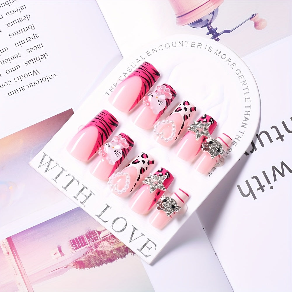 Amanda Hello kitty Press-On Nails