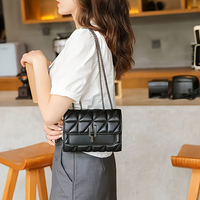 Sofia Black Luxury Crossbody Bag