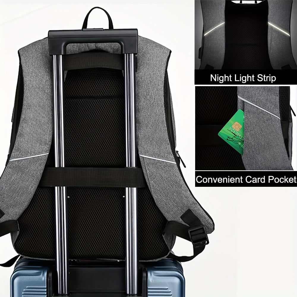 Anti-theft Men's Laptop Backpack