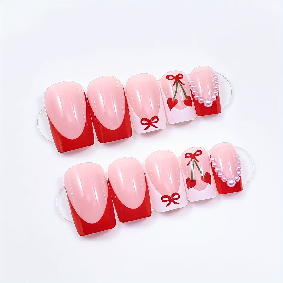 Farrah French Square Press-On