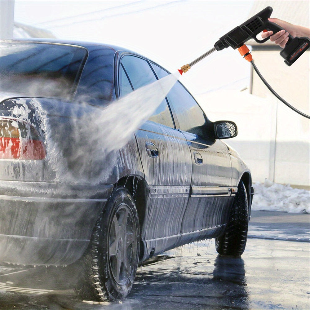 300W 30Bar Cordless High Pressure Car Washer Spray Water Gun Foam Generator Car Washing Machine for Home