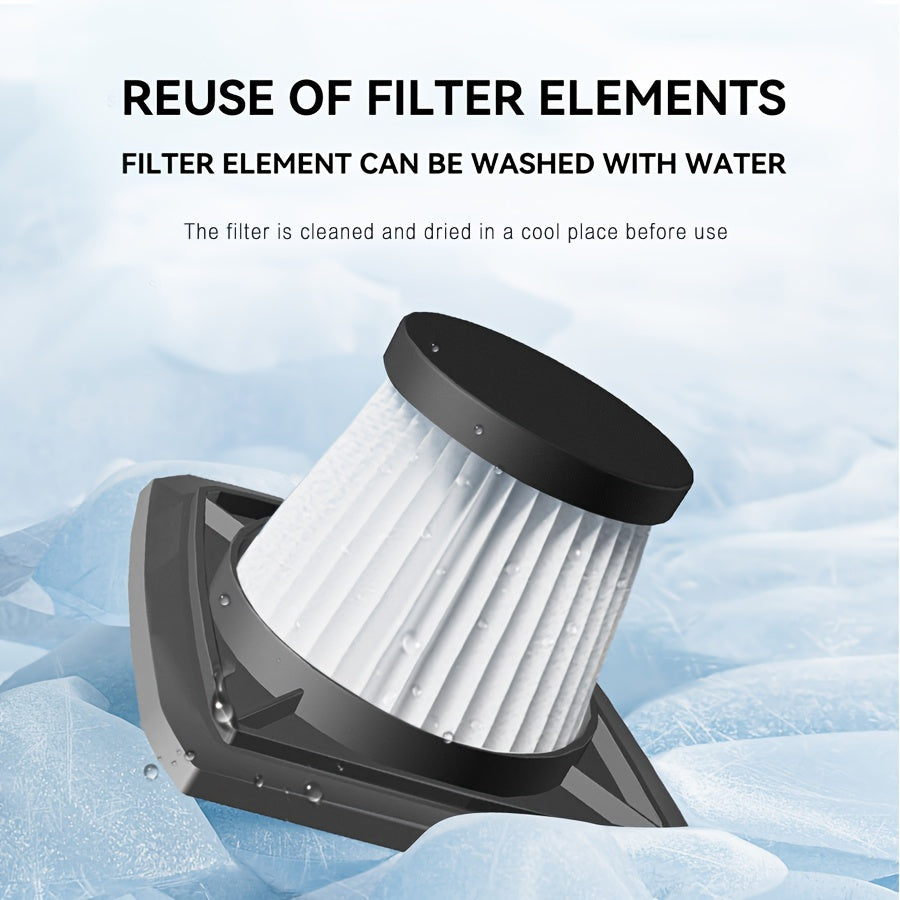 [Powerful Car Vacuum Cleaner] Powerful 5000pa Strong Suction Handheld Wireless Car Vacuum Cleaner | USB Charging, Long Working, For Cars, Homes, Offices, Pet Hair Cleaning - Car Accessories For Men Women