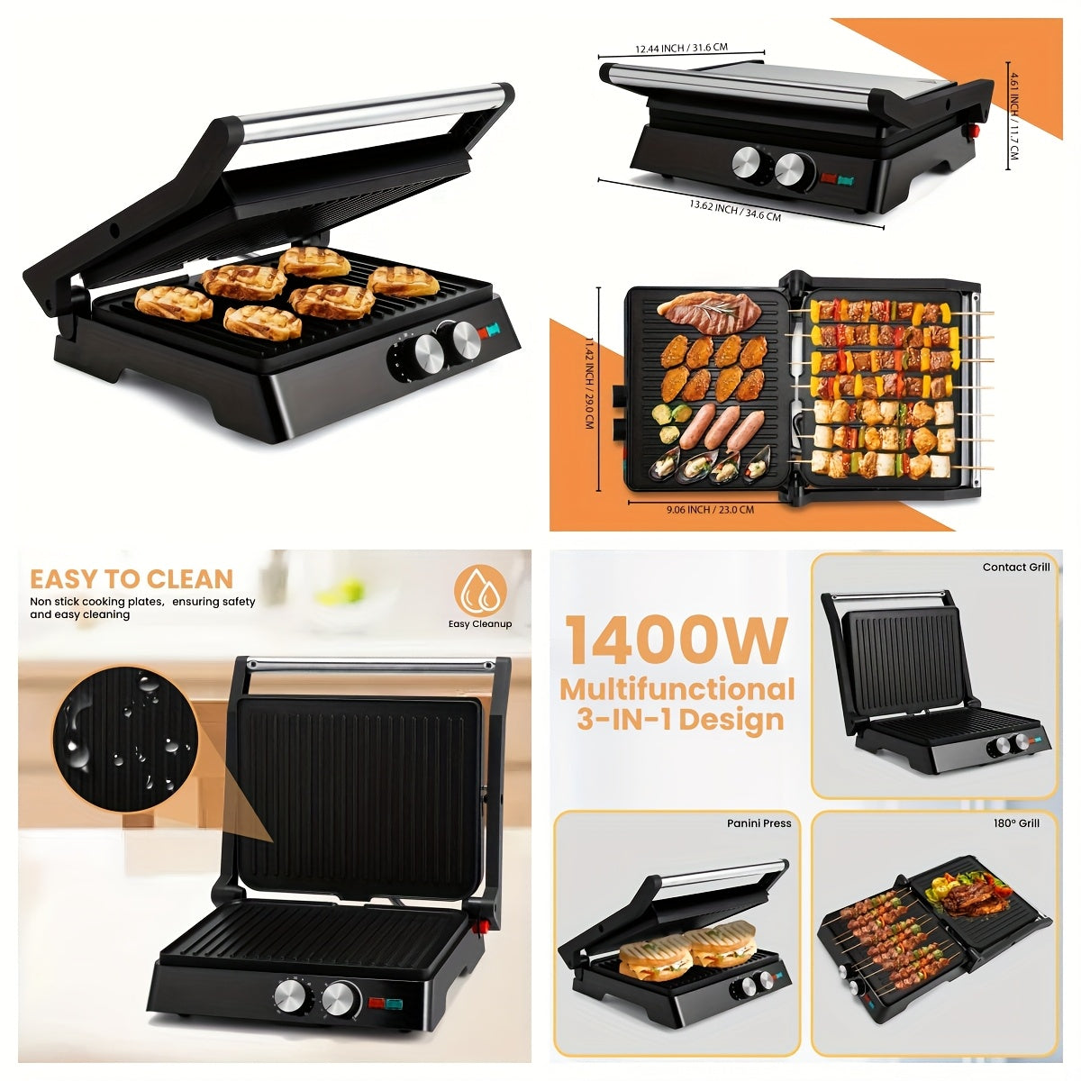 Panini Indoor Grill