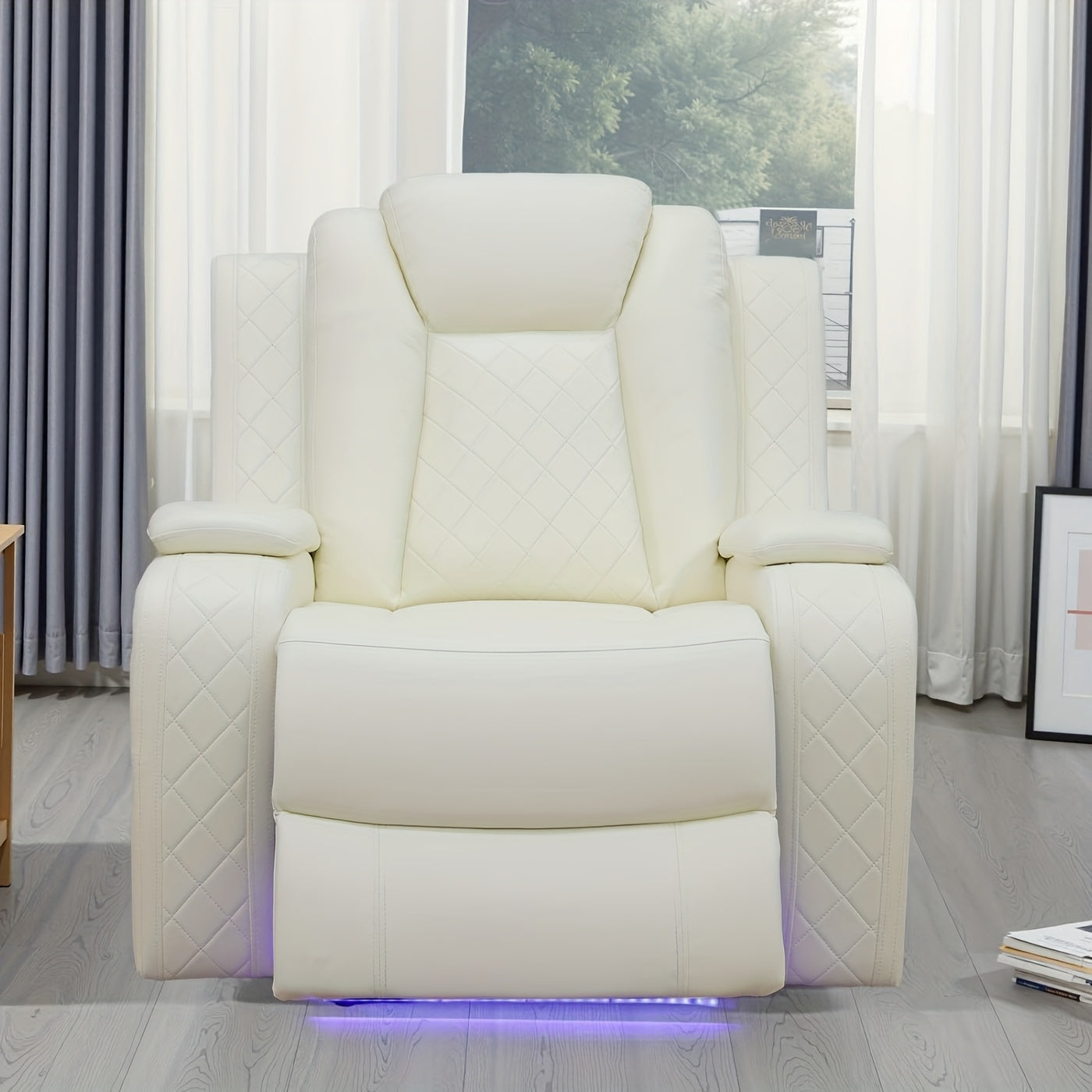 Intelligent Faux Leather Recliner