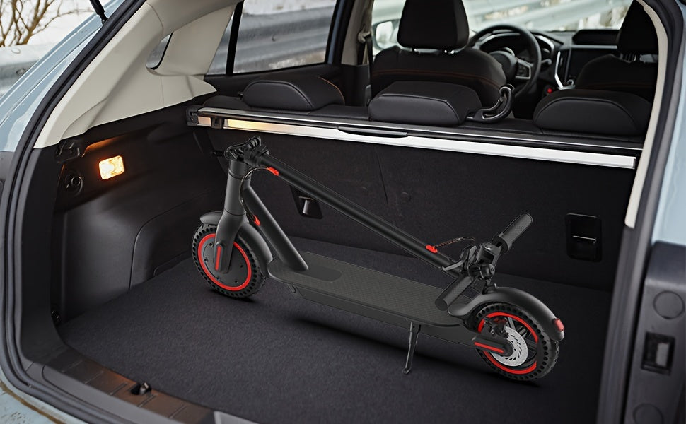 8.5 Inch Foldable Electric Scooter for Adults with LED Display Motor Power Ranges for 350W, Class A 7.8/10.4Ah Lithium Battery, 3 Speed Modes, 15 - 30 Mile Range And Maximum Load Capacity Of 220.46 LB