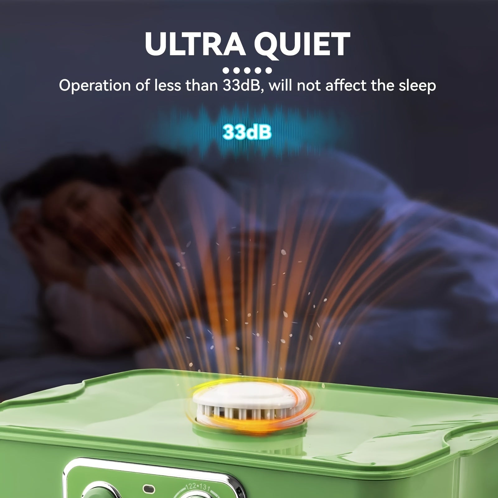 SUSTEAS Food Dehydrator For Jerky, 5-Tier BPA-Free Tray Dehydrator Machine, 240W Adjustable Temperature Control For Fruits, Meats, Veggies & More - Perfect Holiday Gift, Green