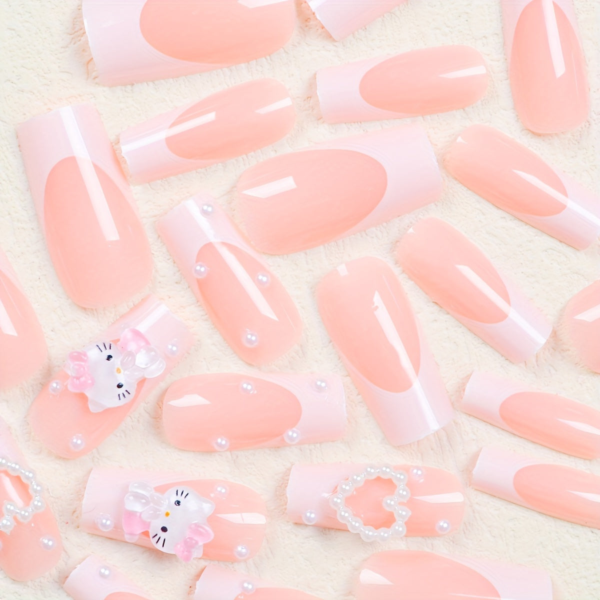 Elis French Style Hello Kitty Press-On