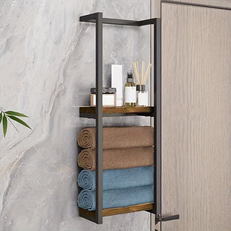 2-Layer Iron Towel Rack