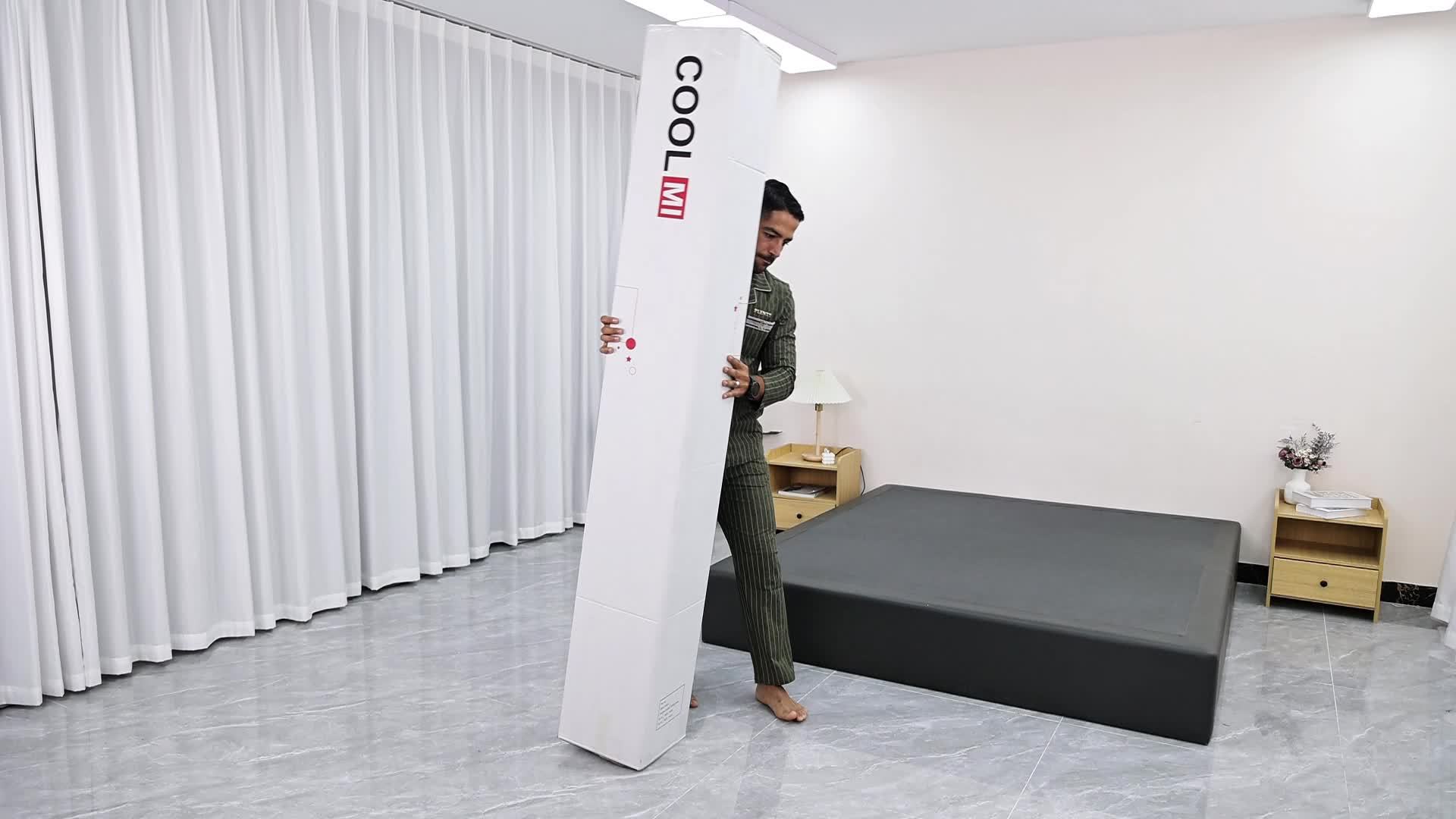 12 Inch Twin, Full, Queen, King Mattress In A Box, Memory Foam Hybrid Mattress With Individually Pocketed Springs For Isolate Motion