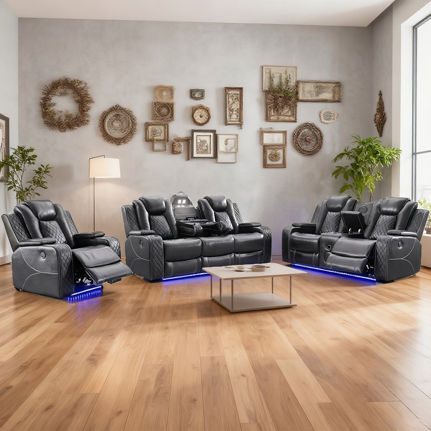 Skyward 3pcs Power Recliner Set