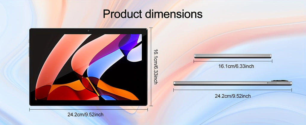 Tablet 10.1 Inch Android 14 OS Pad, 2in 1 Pad with Keyboard, Mouse, Case, Stylus without wireless function, 128GB ROM 12GB 4GB+8GB Expanded RAM, Dual Camera, Eight Core Processor, 1280 * 800 IPS High-definition Display Screen