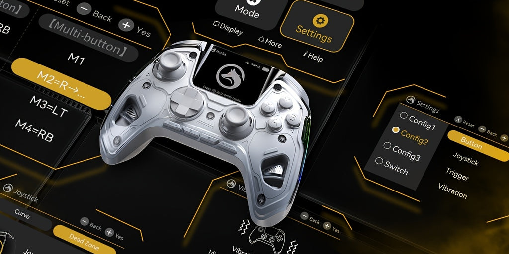 Interactive Screen Wireless Gaming Controller