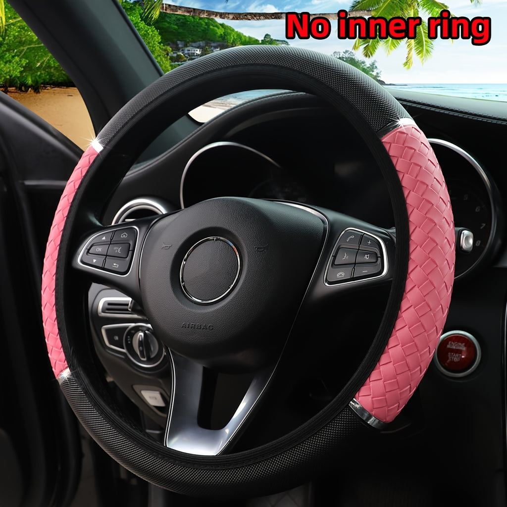 3D Woven Metal Steering Wheel Cover