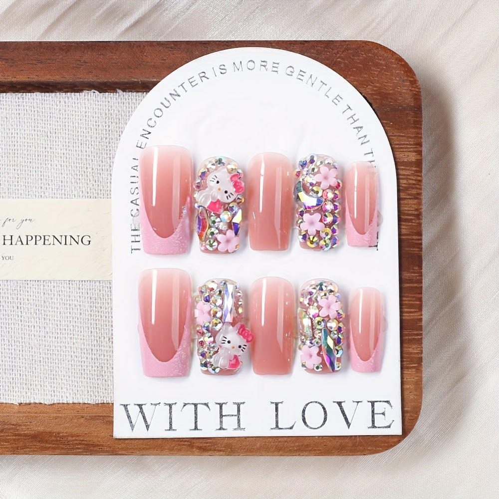 Justine Hello kitty Press-On