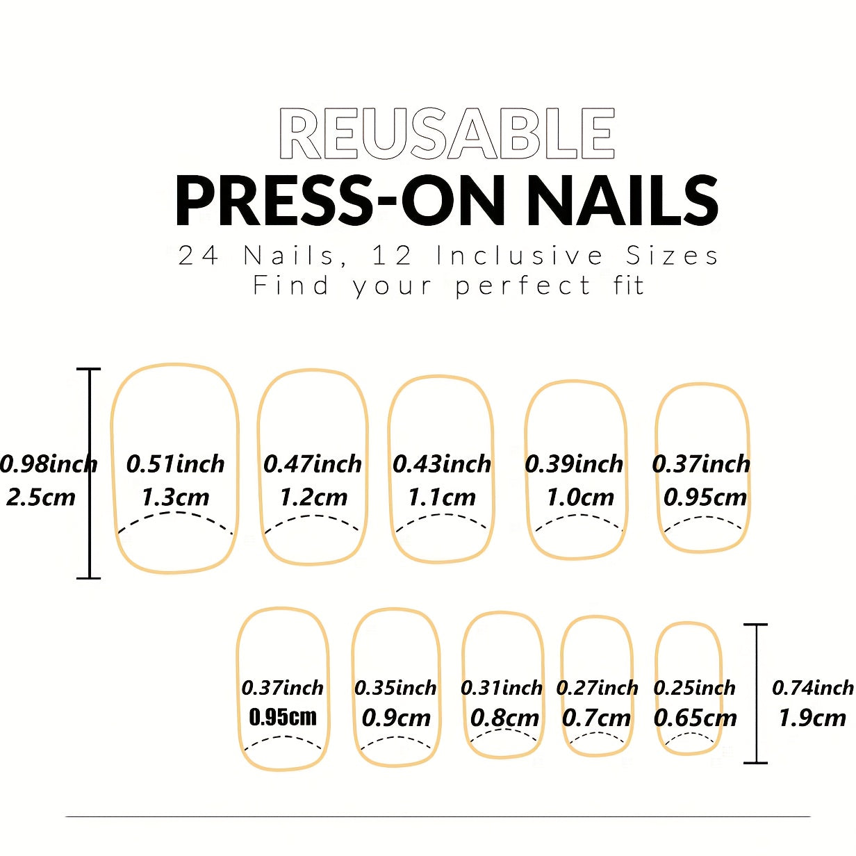 10pcs Handmade Nails - Rectangular Nails - White and Pink Flowers - French Black Border - Press - Fashionable Women - Perfect for Daily Fashion or Party Celebrations and Valentine'S Day Fashion - Handmade Nails, Press On Nail