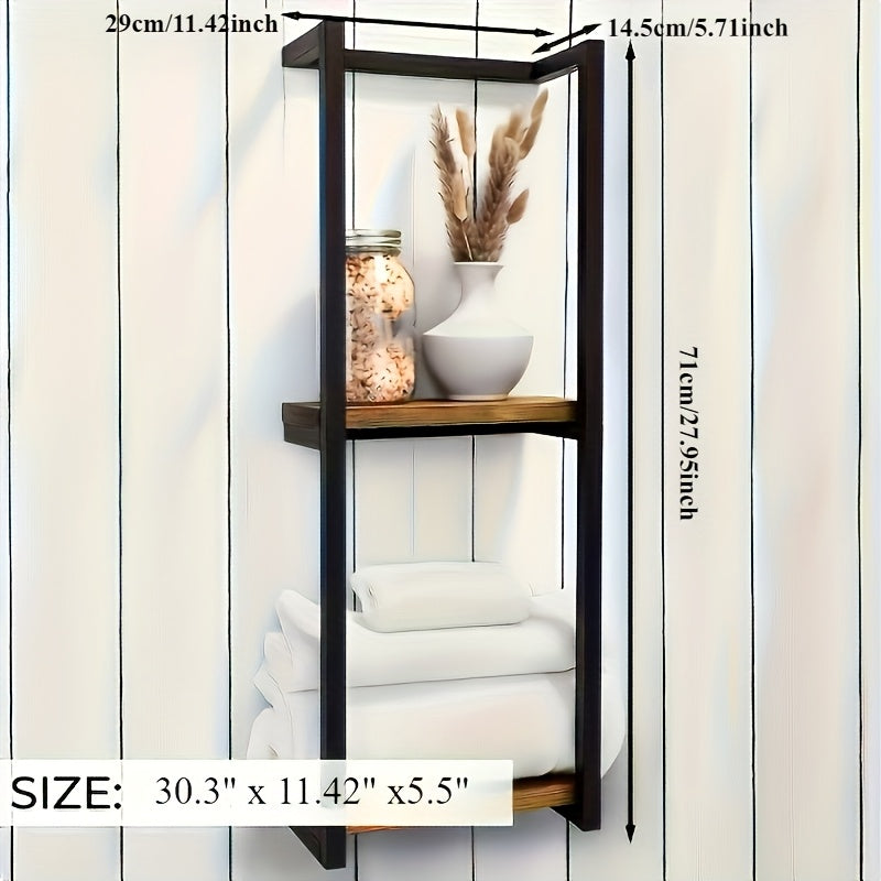 2-Layer Iron Towel Rack