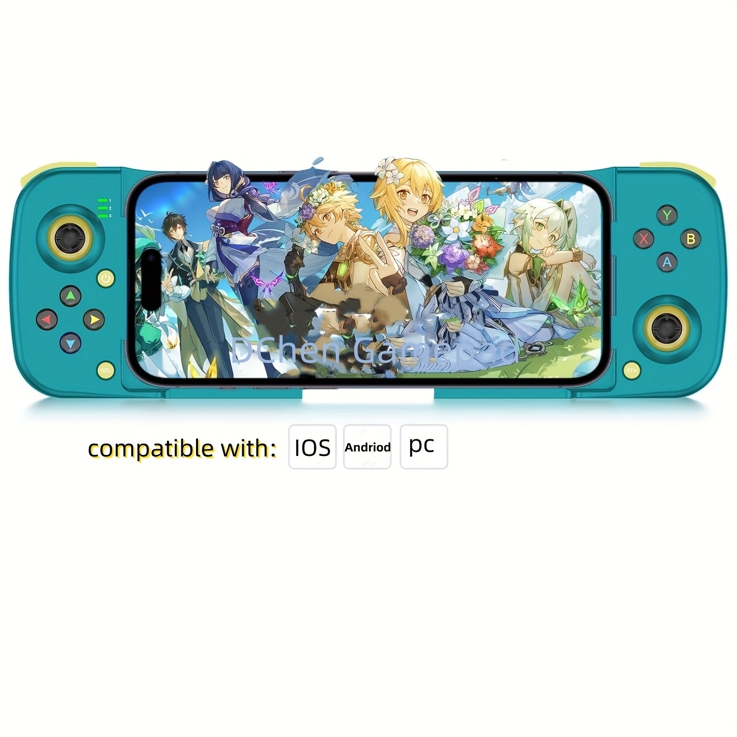 Wireless Gamepad for iPhone/Android/Steam Deck/PC/Table Mobile Phone Controller Wireless Game Controller Joystick Telescopic Gamepad COD Mobile Diablo Immortal - Directly Play, Gaming Accessory, Ergonomic Design, Compact Gami