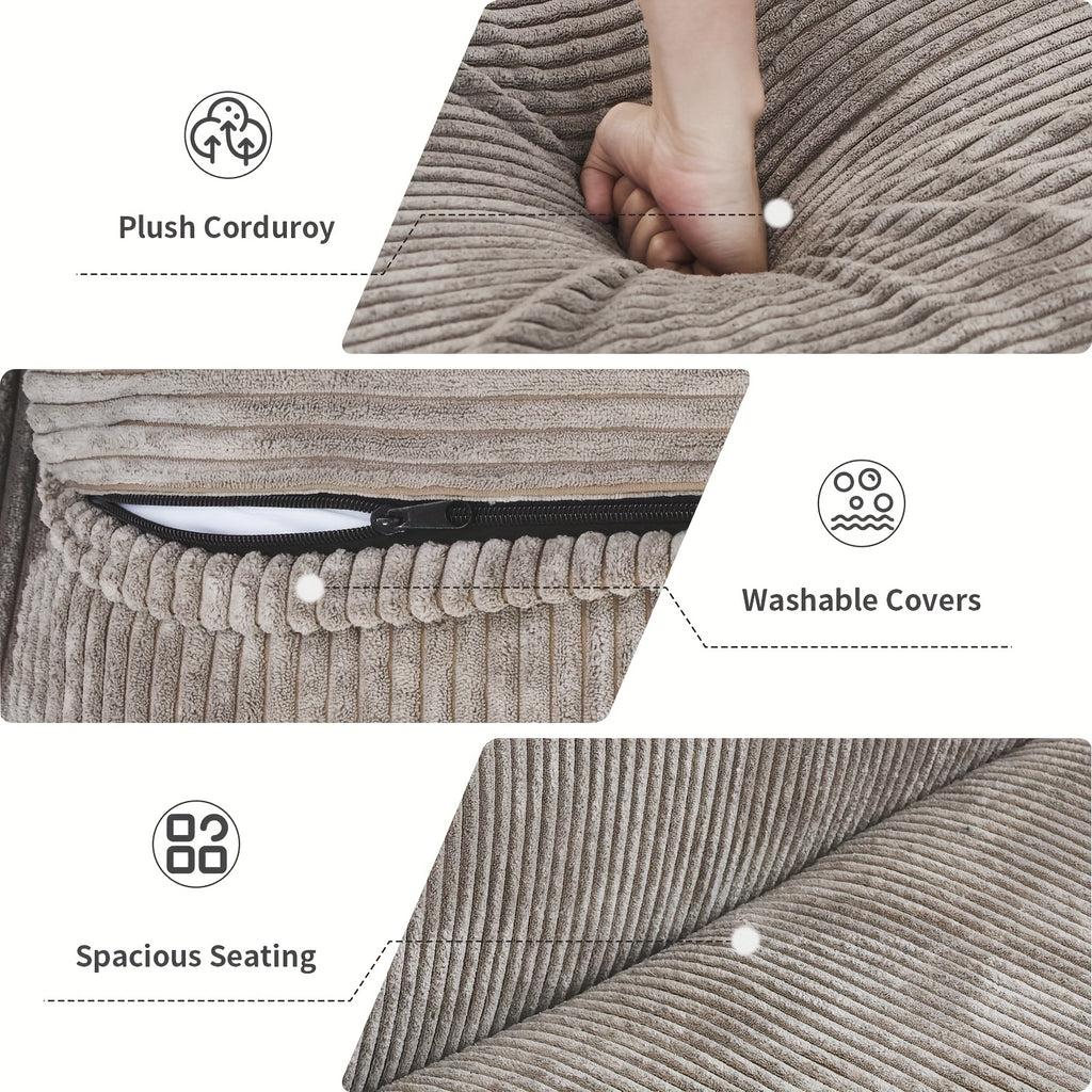 Extra Large U-Shaped Modular Sectional Sofa Couch