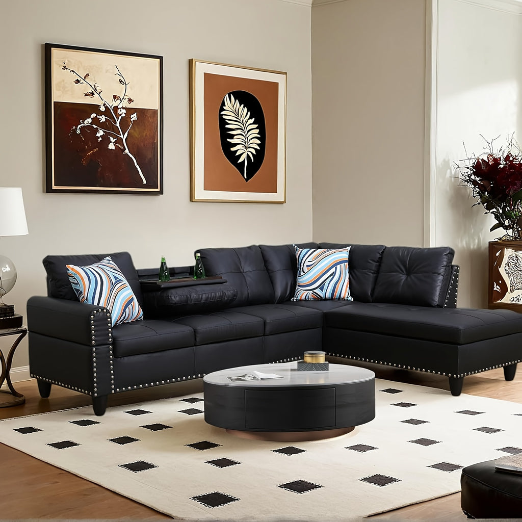 Leonard Luxury L-Shaped Sectional Set