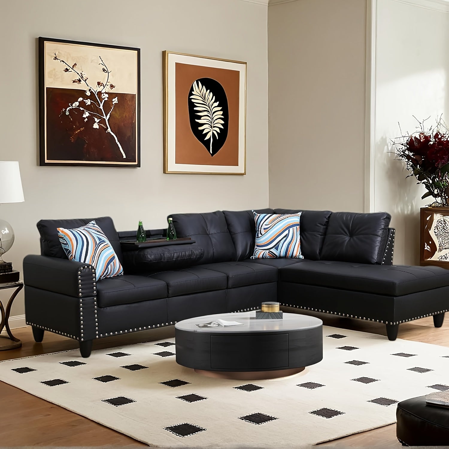 Leonard Luxury L-Shaped Sectional Set