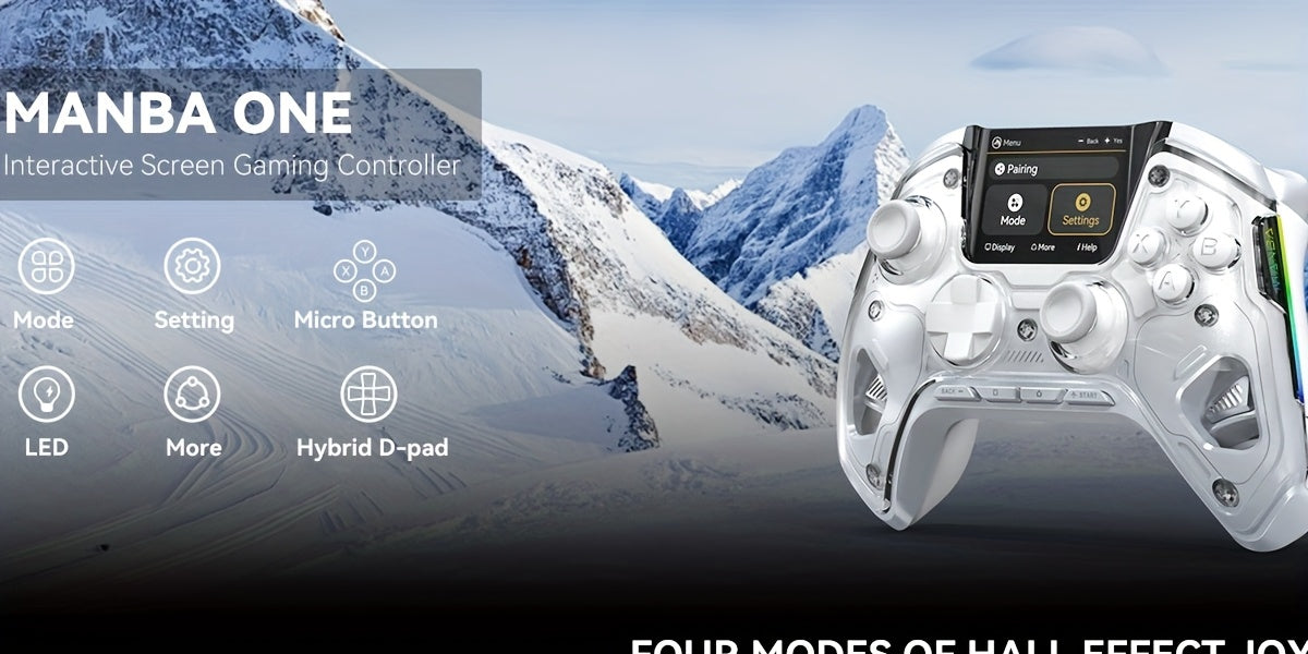 Interactive Screen Wireless Gaming Controller