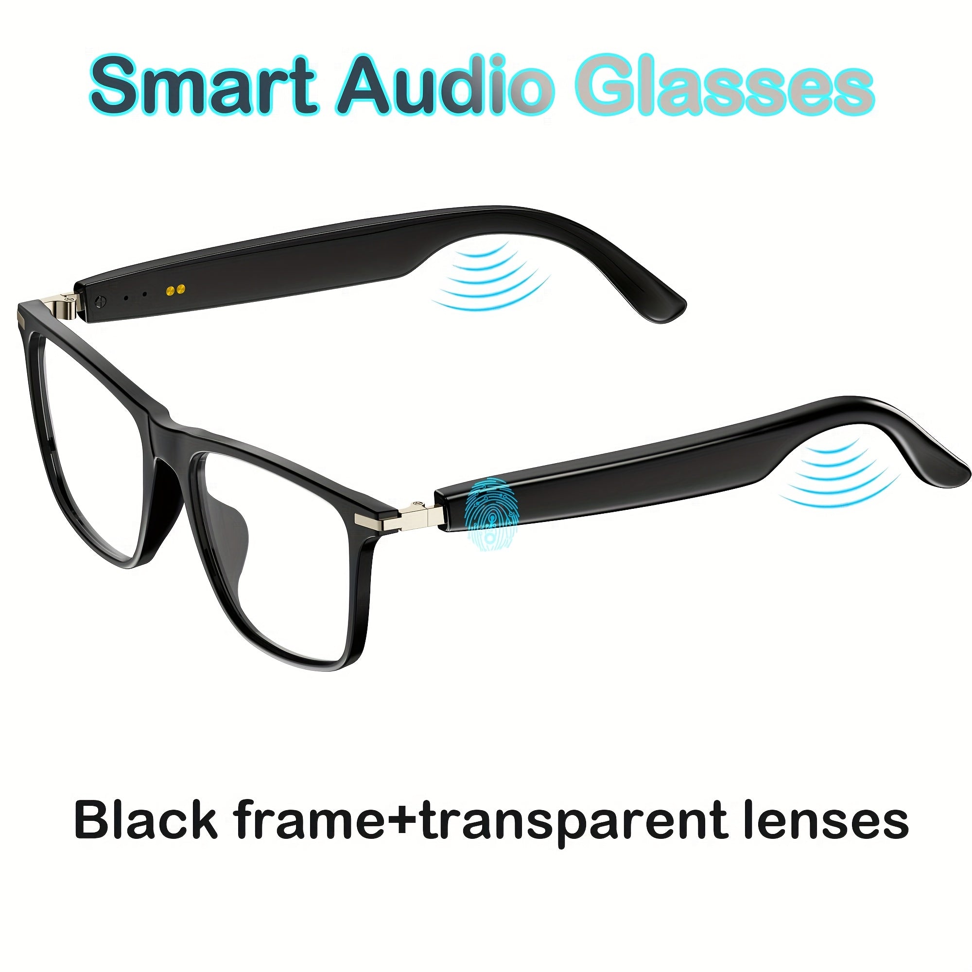 New Smart Glasses For 2025, With Ultra Long Battery Life, And Sweat Proof, Wireless Connection To Smartphones, Listening To Music And Making Phone Calls, Comfortable Wearing For Business And Sports All Day Long, Holiday Gifts