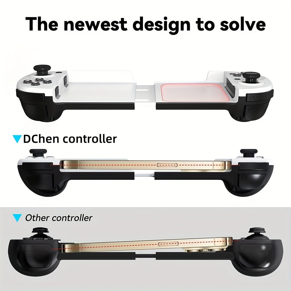 Wireless Gamepad for iPhone/Android/Steam Deck/PC/Table Mobile Phone Controller Wireless Game Controller Joystick Telescopic Gamepad COD Mobile Diablo Immortal - Directly Play, Gaming Accessory, Ergonomic Design, Compact Gami