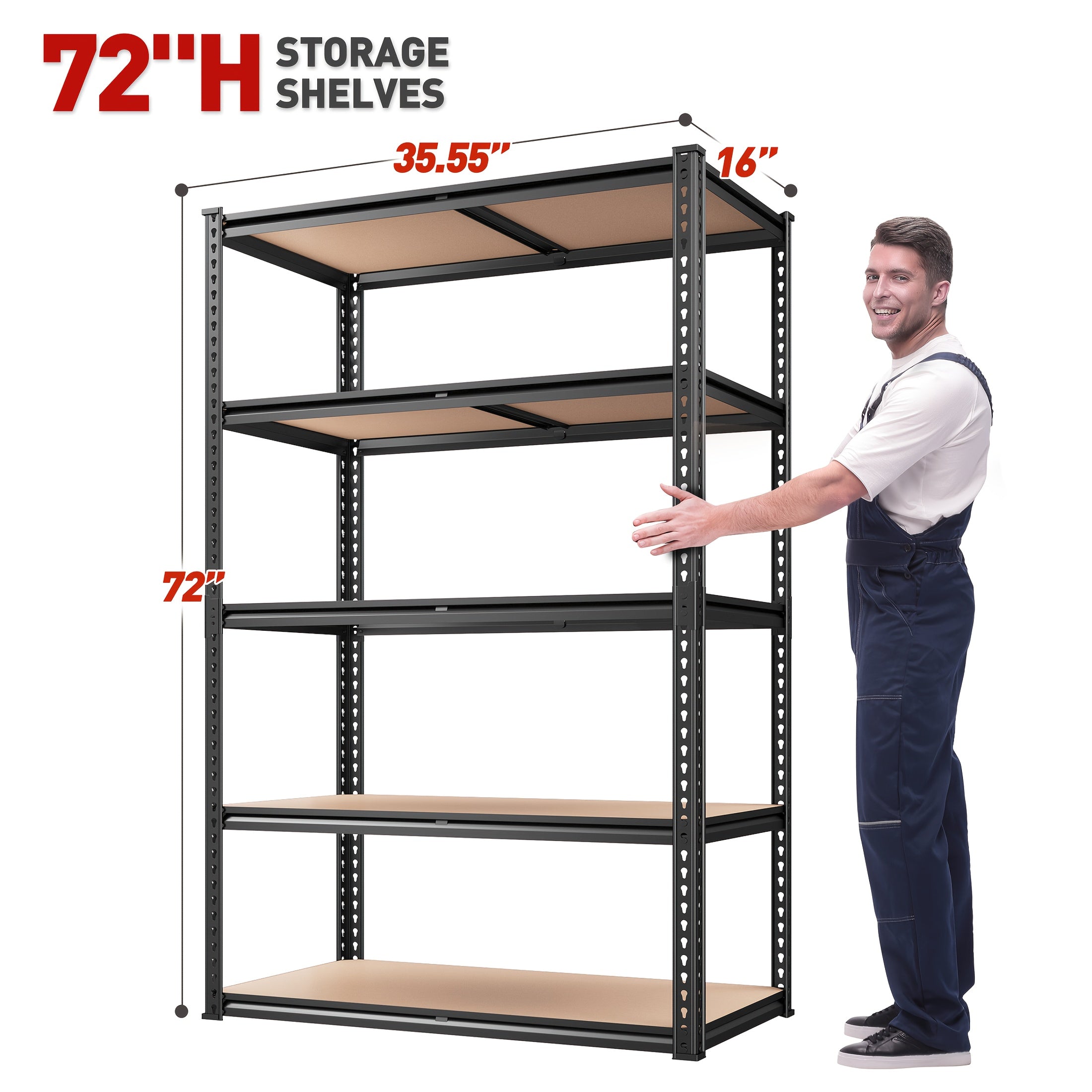 2000LBS Garage Shelving Storage Shelves