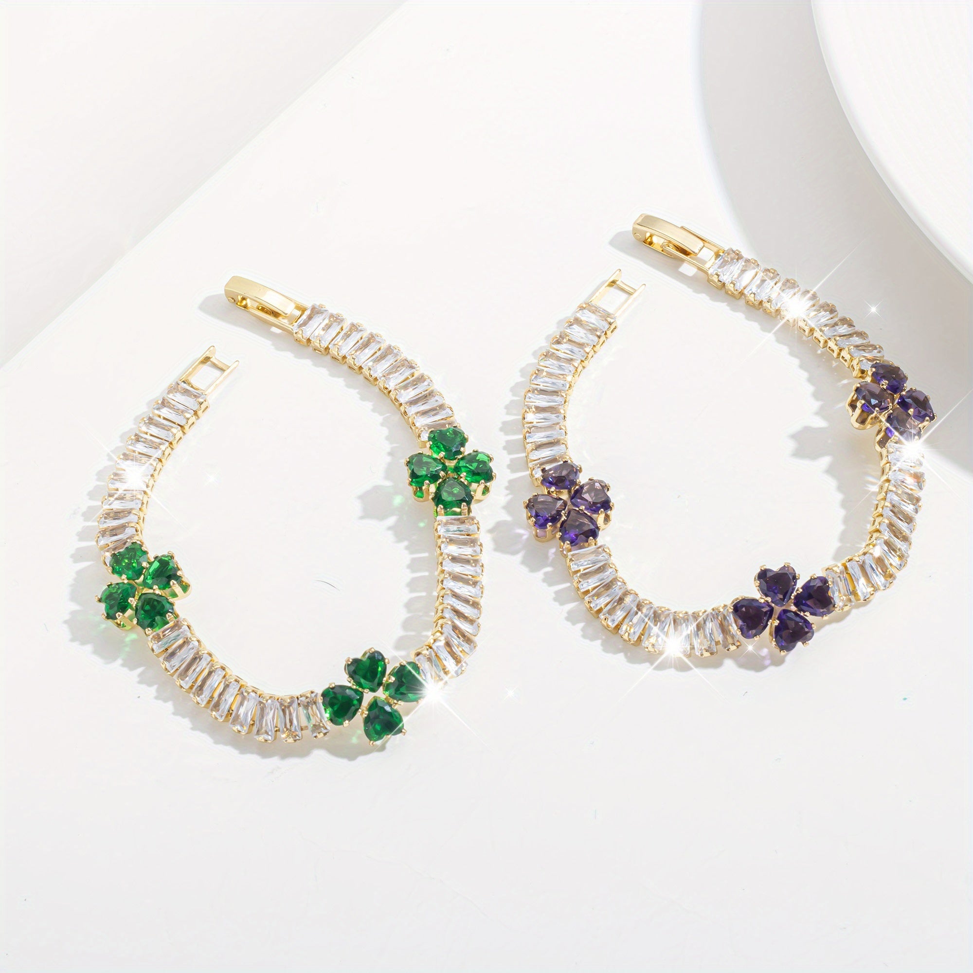 Heart Shape Tennis Bracelet