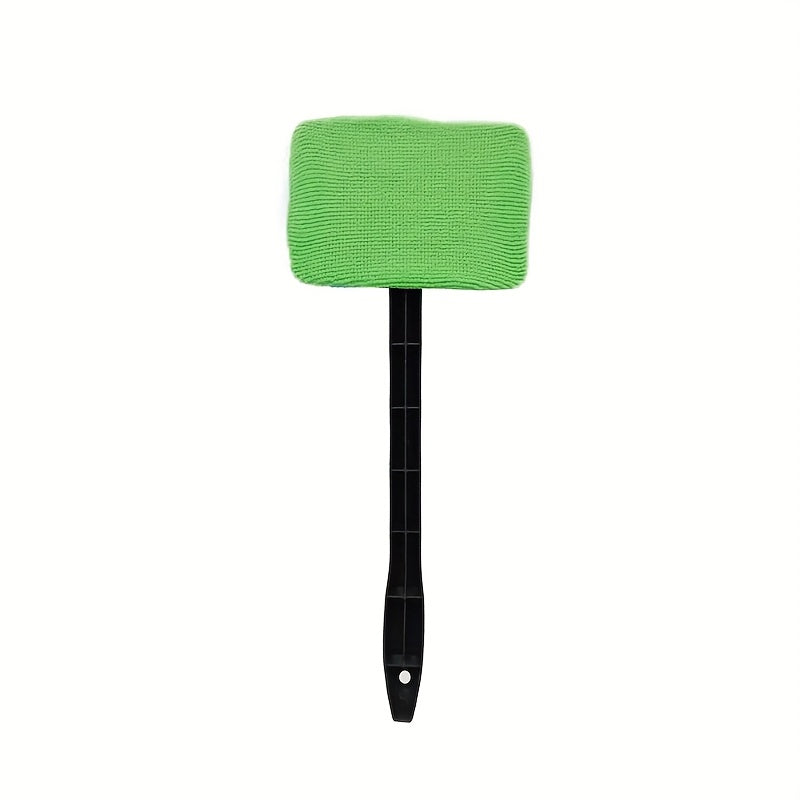 6pcs Windshield Defogger Brush, Car Window Wiper Tool, 5pcs Reusable Replacement Cloth Pads, Plastic Handle, for Home Outdoor Car Use, Car Care, Window Cleaning, Vehicle Maintenance, Efficient Cleaning, Durable Material, Stur