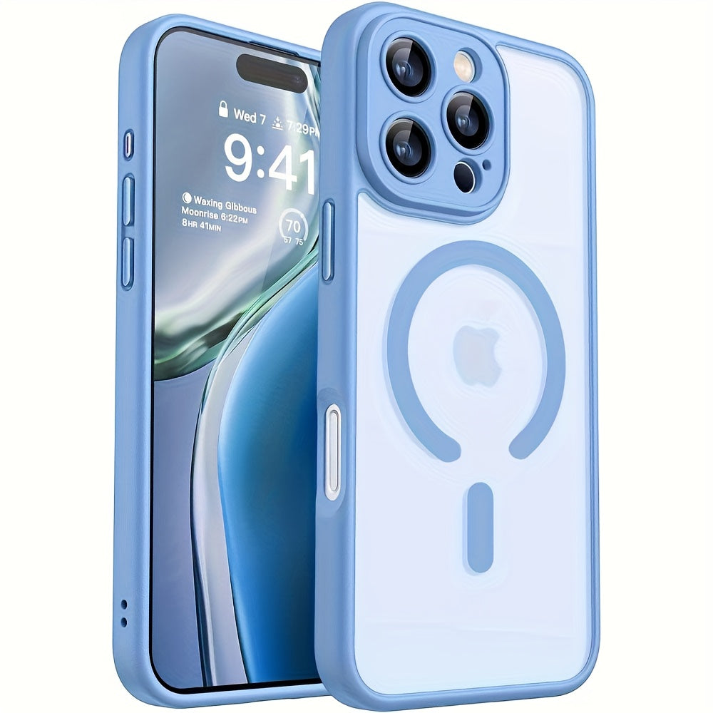 [Premium Matte Clear Cover] Premium Matte Clear Cover for Iphone 17, 16, 15, 14, 13, 12, 11 Max, 14 Plus, 17 Pro 16E | Protective | Supports Wireless Charging