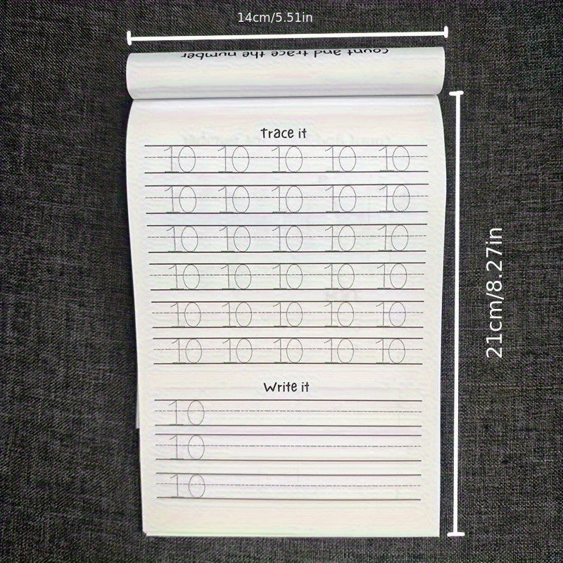 Interactive Math Workbook for Preschool & Kindergarten Beginners (Ages 4+) - Number Tracing, Addition & Subtraction Practice Book with Coloring Activities, Learning Games, Homeschool or Classroom Math Curriculum - Early Math,