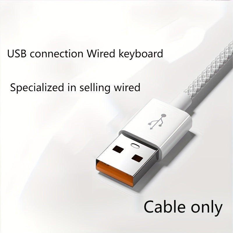 Ergonomic Gaming Keyboard - Wired, Faux Mechanical Feel, LED Color Backlight, USB Connection, 104 Keys Full Metal Panel, Multimedia Knob And Laptop Phone Holder Gift for Your Family Boyfriend