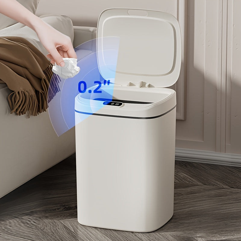 Smart Trash Can, Easily Opened with A Wave Of Your Hand, Tightly Sealed, Effectively Blocking Odors, Keeping The Air Fresh, Stylish In Appearance, Sturdy And Durable, Easy to Clean.