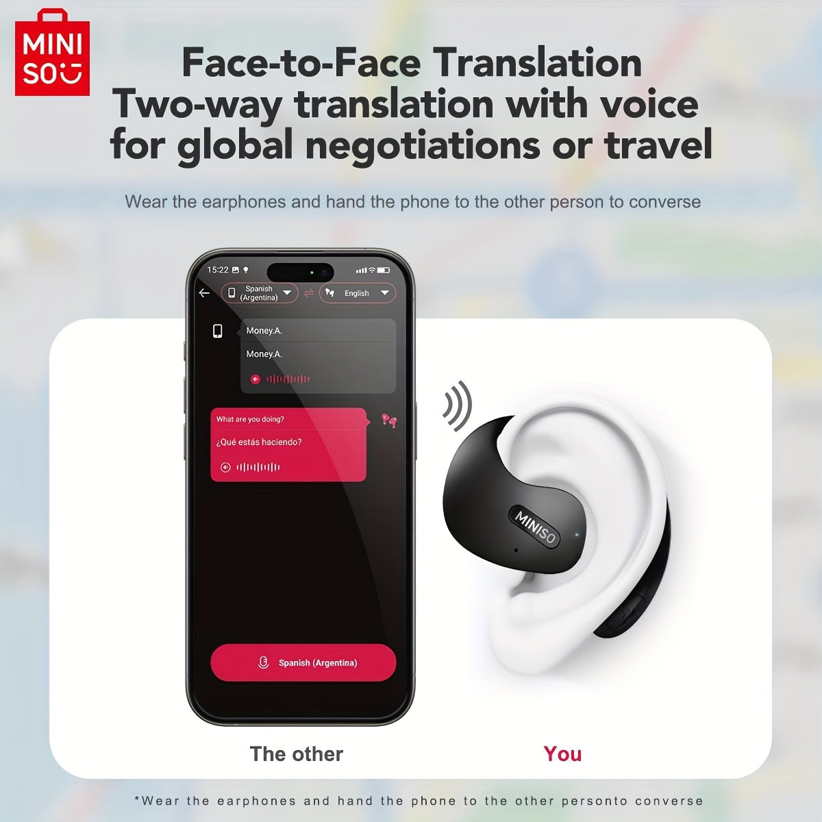 MINISO X15 Pro AI Translation Headphones