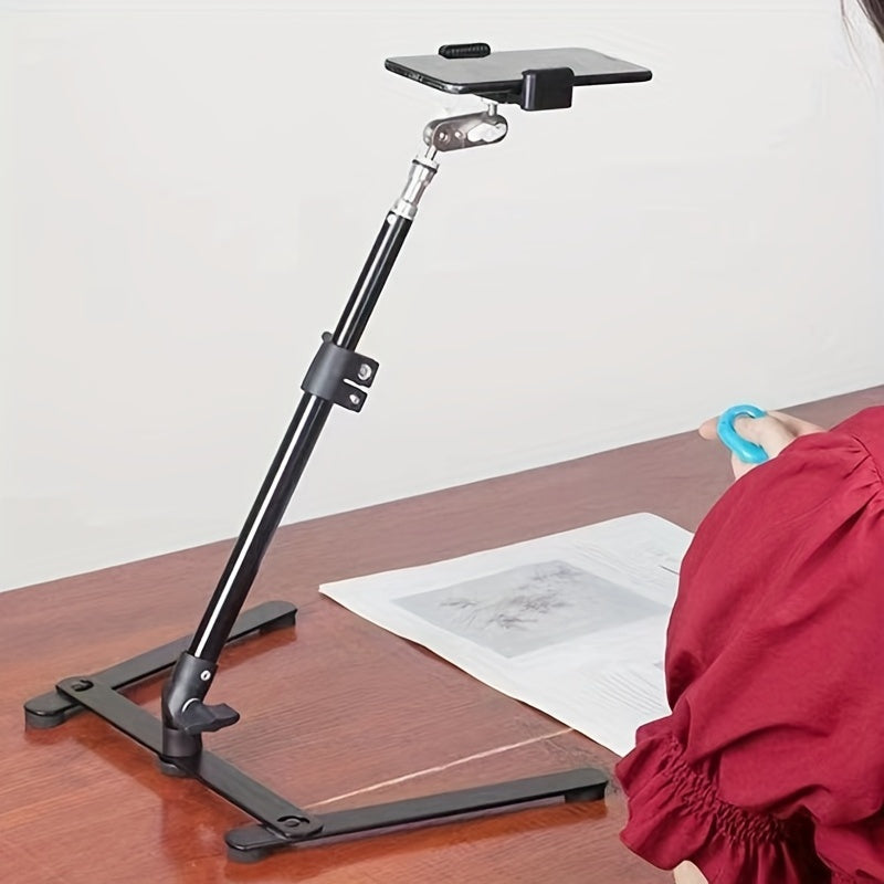 10-Inch Macro Photography Stand with LED Light - Adjustable Tripod for Close-Up Photography of Strawberries and Other Small Objects, No Battery Needed, ≤36V Power Mode, Photography Equipment|Adjustable Tripod|No Battery Nee