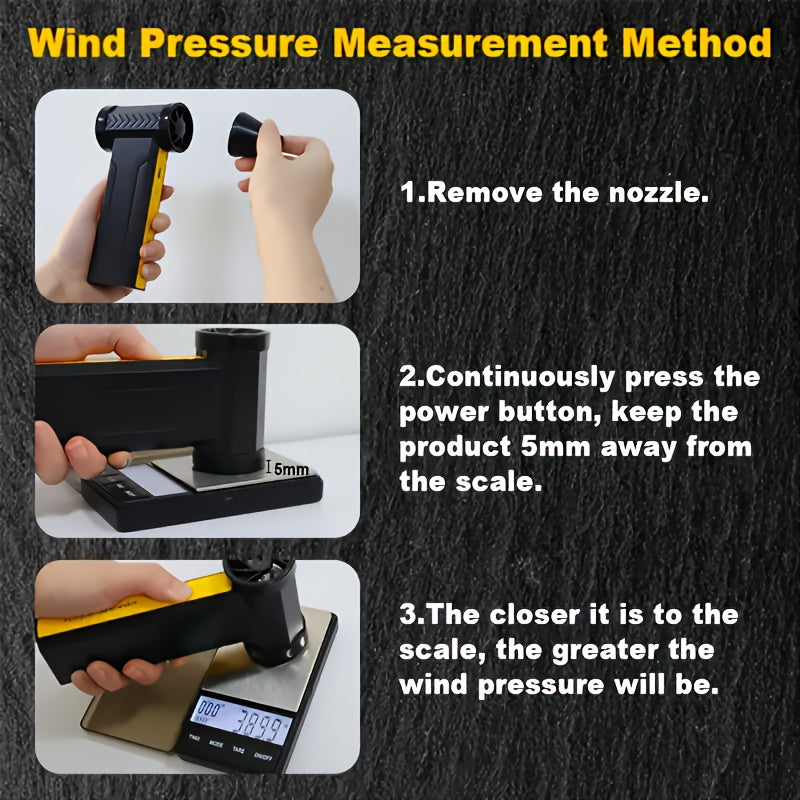 143000RPM Portable Turbine Violent Fan - 3-Speed Cordless Air Duster with 21700 Battery, 200W Power, Rechargeable, USB-C Charging, for Car, Home, Dust, Snow, Leaf, Camping, Outdoor Use - Ideal Gift for Men & Women