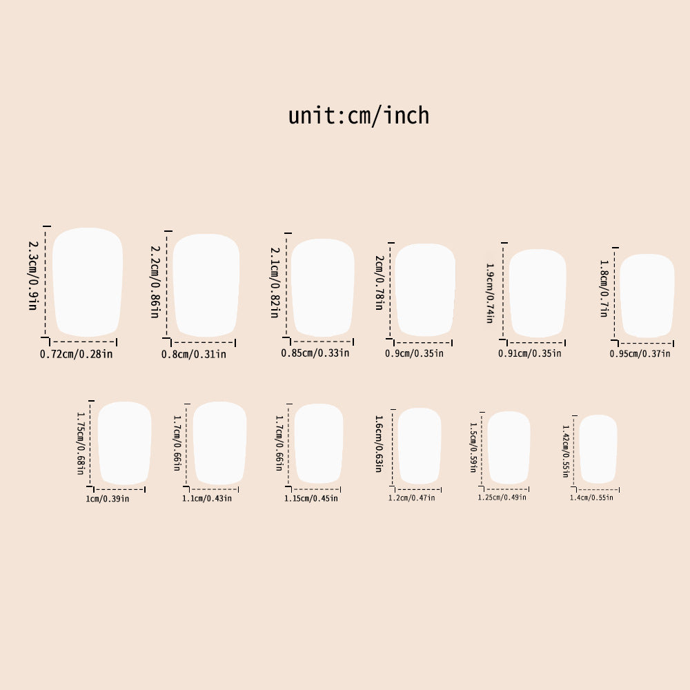 Enhance Your Beauty 24pcs Medium Square Classic Elegant Pumpkin Orange French-Style White Flower Stripe Dot Pink Gradient Ombre Glossy French-Style Fake Nails Fashion Versatile Press-On Nails for Spring Summer Women and Autum