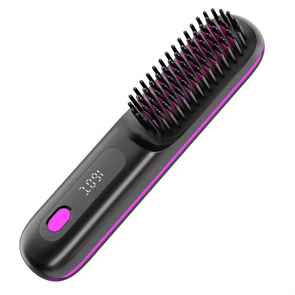 Cordless Hair Straightener Brush