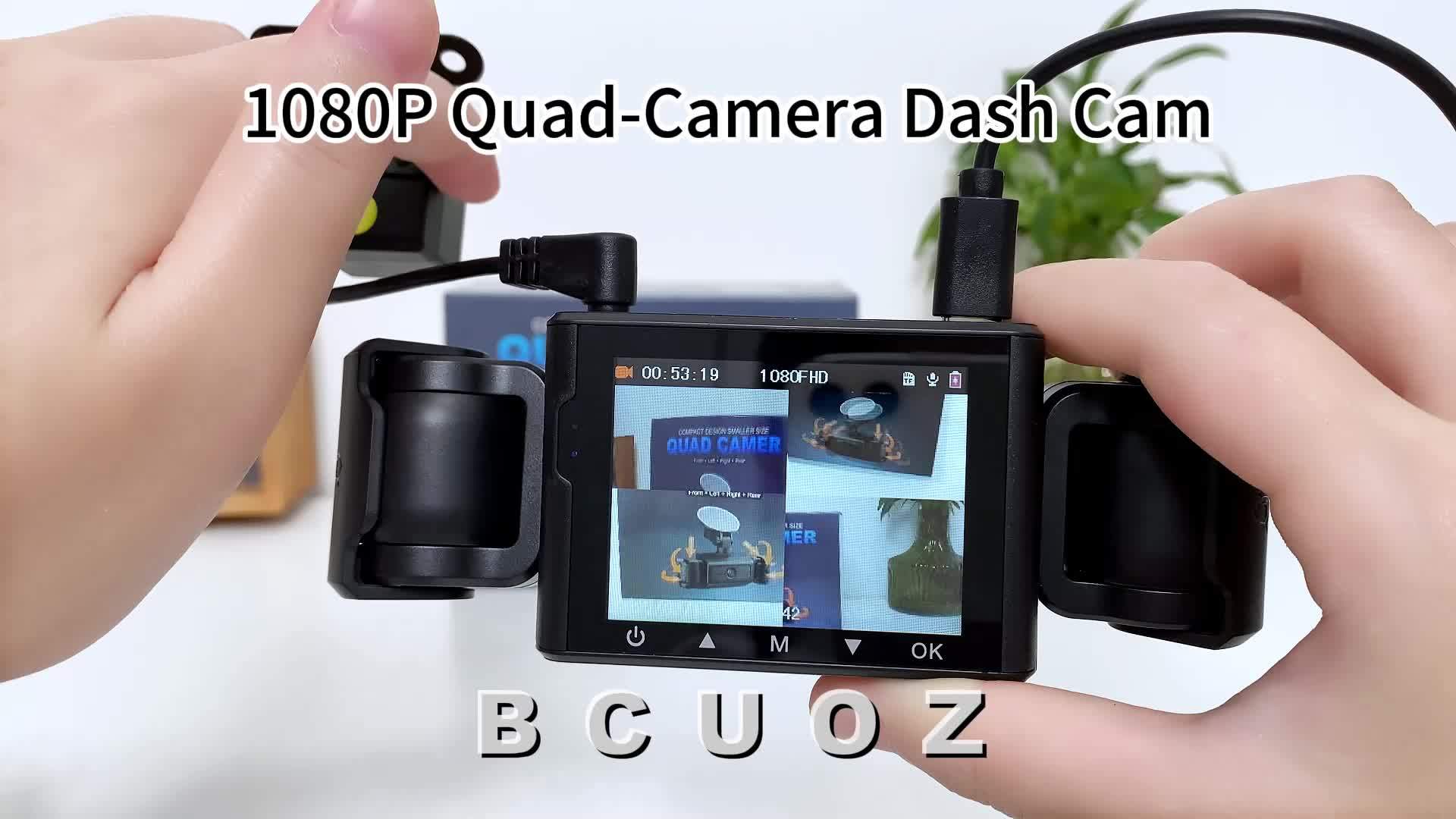 360° 4 Channel Dash Camera