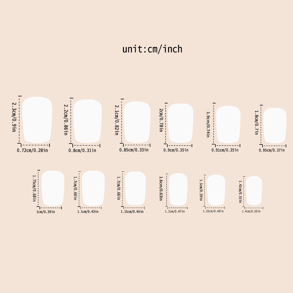 24pcs Show Your Beauty Chinese Style Medium Pink Floral Polka Dot Colorful Powder Shine Glossy French Press-On Nails Fashionable Versatile Wearable Nails Suitable for Spring and Summer Daily Wear for Women and Removable Press