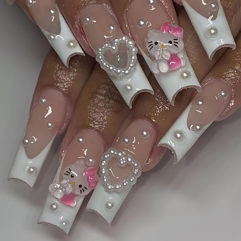 Elis French Style Hello Kitty Press-On