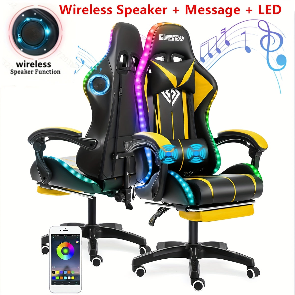 Noah LED Gaming Chair