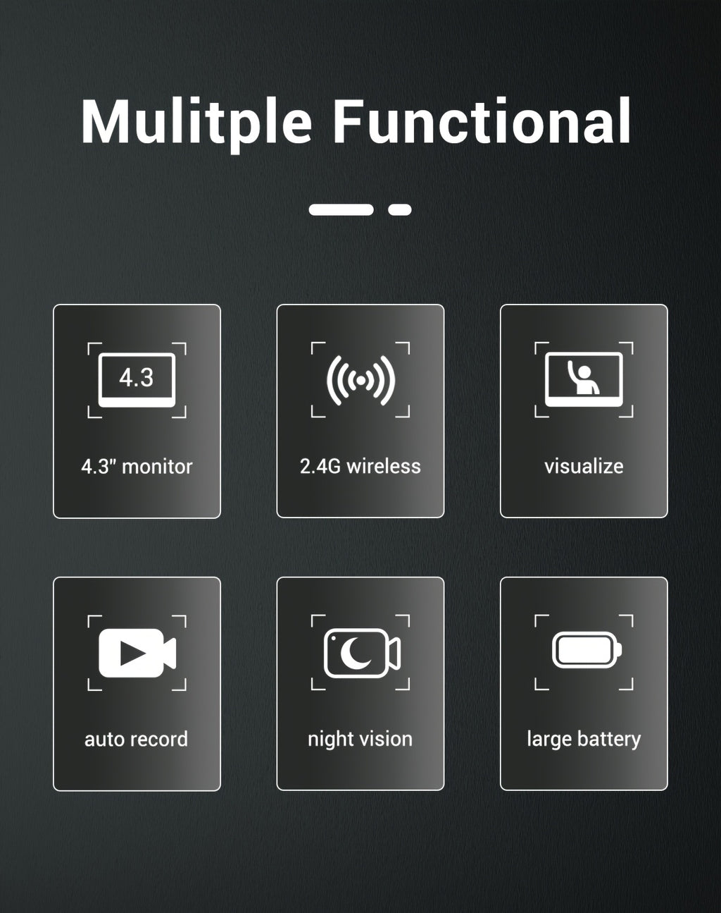 X7/NT601/X6 SMart Video Doorbell With 4.3" Display: No WiFi Needed & 128GB Storage | 300K Pixel Auto-Capture + 3+ Month Battery | 90-Min Charging - Home Security System For Apartments/Houses