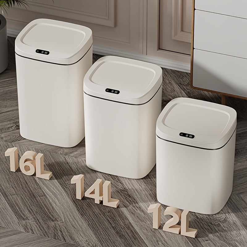 Smart Trash Can, Easily Opened with A Wave Of Your Hand, Tightly Sealed, Effectively Blocking Odors, Keeping The Air Fresh, Stylish In Appearance, Sturdy And Durable, Easy to Clean.